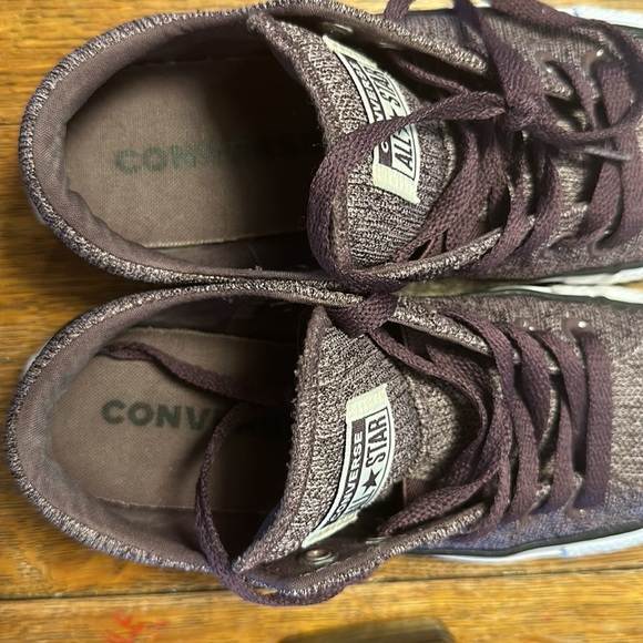 Converse Chuck Taylor Madison Purple Tweed Low Top Sneakers. Sz 7 - Picture 6 of 7